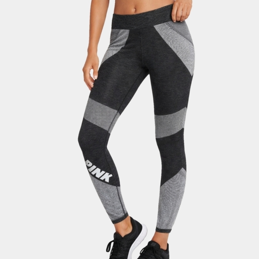 Victoria's Secret Pink High Waist Cool & Comfy Color Block Leggings Size M